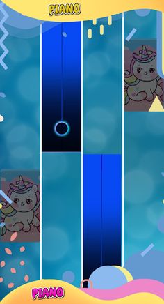 Unicorne Piano Game Tiles - Screenshot 1