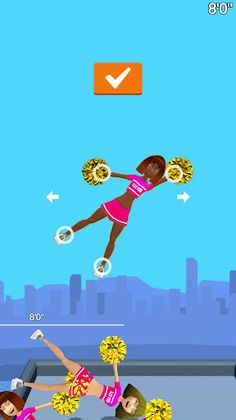 Stack-up Cheerleaders 3D - Screenshot 4