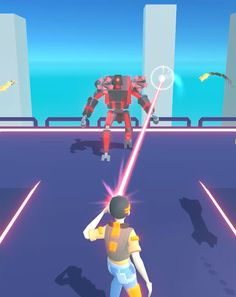 Laser Man 3D - Screenshot 2