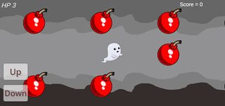 Ghost flying game - Screenshot 1