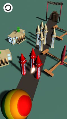 Roll the Ball- Destroy the Cit - Screenshot 2