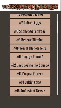 Crimson Scales Scenario Viewer - Screenshot 1