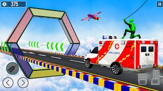 Ambulance Car Stunt Mega Ramp - Screenshot 1