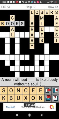 English Quotes Crossword - Screenshot 3