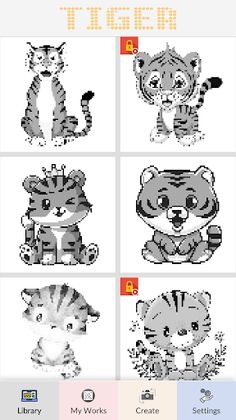 Tiger Art of Pixel - Screenshot 1