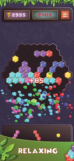 Hexagon Blocks - Fun puzzle - Screenshot 3