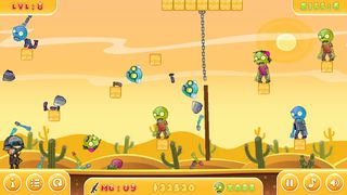 좀비 타격대 -  캐주얼 좀비 퍼즐 포격 게임 - Screenshot 1