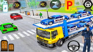 Police Car Transporter USA Pro - Screenshot 2