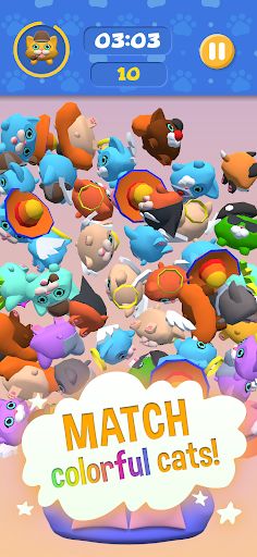 Match Cats 3D - Screenshot 1