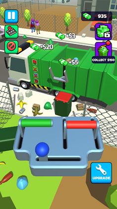 Garbage Truck 3D!!! - Screenshot 1