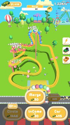 Merge Roller Coaster - Screenshot 3