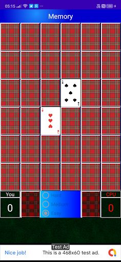 Memory(Card Game) - Screenshot 1