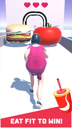 Body race - fat 2 fit - Screenshot 2