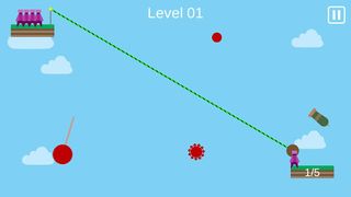 Rope Puzzle - Zipline Rescue G - Screenshot 1