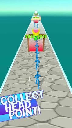 Big Head Runner 3D - Screenshot 2