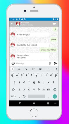 BTZ Jimin fake call and chat - Screenshot 2