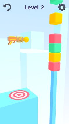Color Switch Gun 3D -knife hit - Screenshot 2