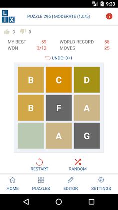 LIX Puzzle Game - Screenshot 1