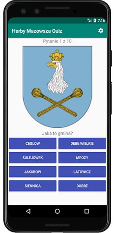 Herby Mazowsza Quiz - Screenshot 1