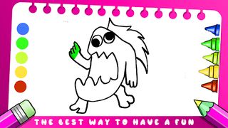 Chef Pigster Banban coloring - Screenshot 3