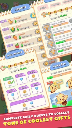 Kitty Farm Harvest - Screenshot 1