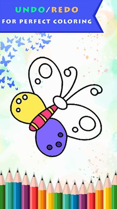 Coloring Book Butterfly - Screenshot 2