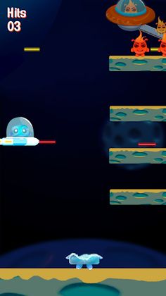 Alien Fight : ice alien vs fir - Screenshot 1