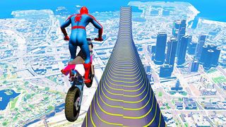 Superhero Bike Race Games - Screenshot 1