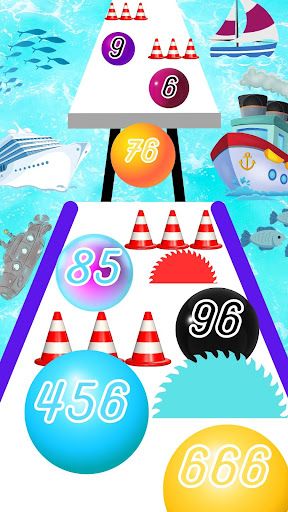 2048 Ball Run Merge Ball Games - Screenshot 2