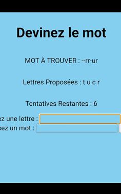 DEVINE LE MOT - Screenshot 1