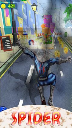 Spider Subway Super Hero - Screenshot 1