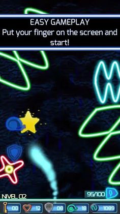 Finger Dash Neon - Screenshot 1