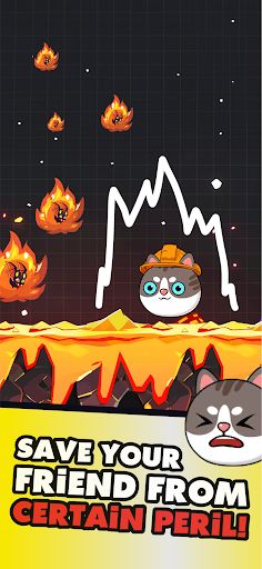 Save My Cat Draw Puzzle - Screenshot 1