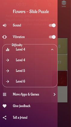 Flowers Slide Puzzle - Screenshot 4