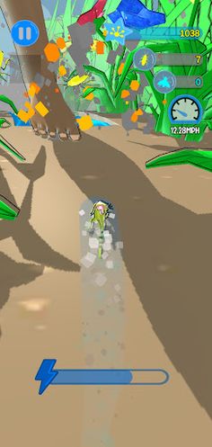 Lizard Dash: Garden run - Screenshot 3