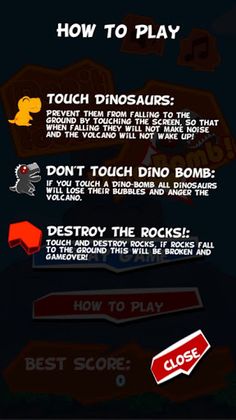 Dino In Bubble - Screenshot 1