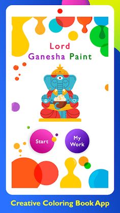 Lord Ganesha Paint & Color - Screenshot 1