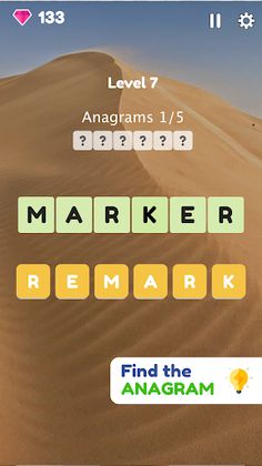 Anagrams 2: Find the anagram - Screenshot 1