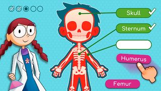 Human body adventure for kids - Screenshot 1