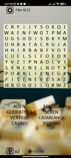 Word Search Games in English - Screenshot 2