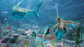 Aquaman Superhero Flying Games - Screenshot 2