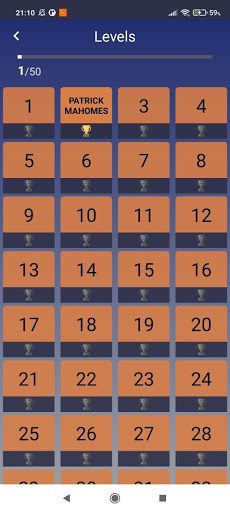 NFL Quiz - Guess the NFL playe - Screenshot 2