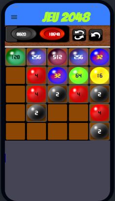 2048 Game - Screenshot 4