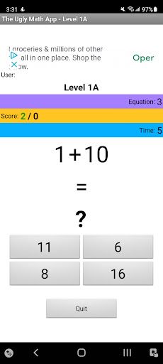 The Ugly Math App - Screenshot 2