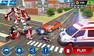 Ambulance Robot City Rescue - Screenshot 1