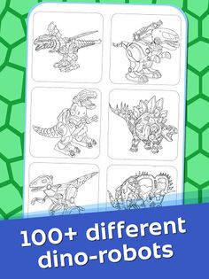 Dino Robots Coloring for Boys - Screenshot 3