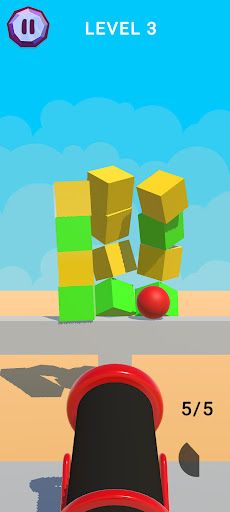 Red Ball Knock - Shooter Game - Screenshot 2