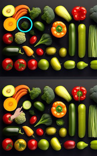 Find the differences vegetable - Screenshot 3