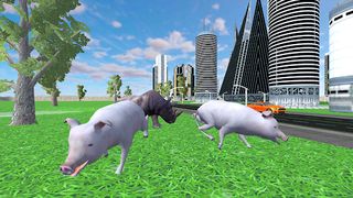 Wild Rhinoceros City Attack 3D - Screenshot 3