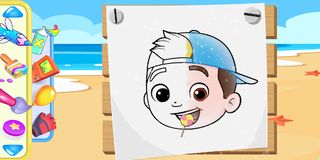 Luccas Neto coloring game - Screenshot 2